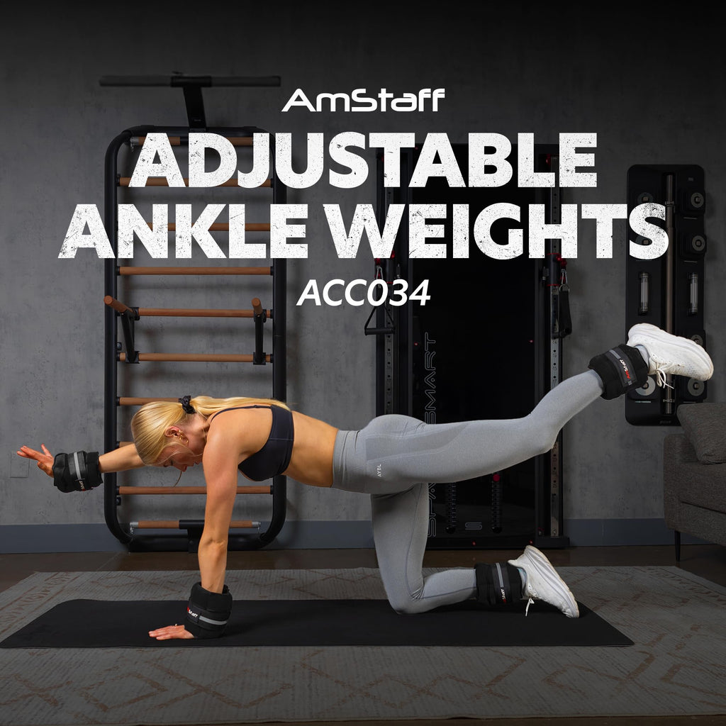 Adjustable Ankle Weights 1 Pair 10 lbs Set X21881
