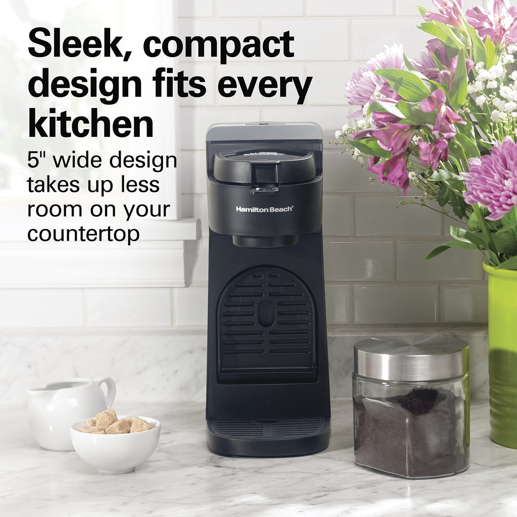 Single Serve Coffee Maker Black D19378