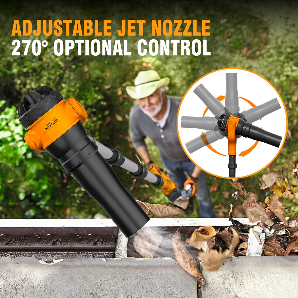 40V Cordless Leaf Blower 580CFM 180MPH X53608