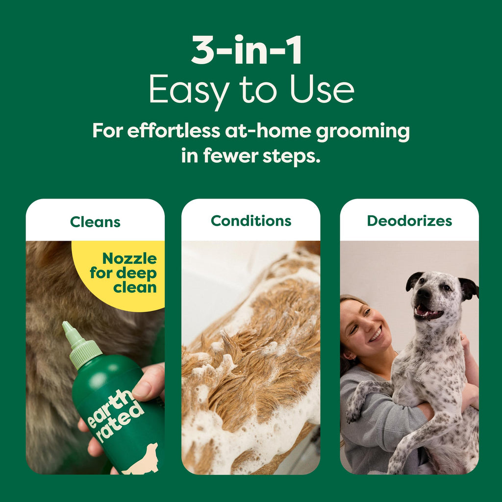 Hypoallergenic Dog Shampoo & Conditioner, 16 oz J9698