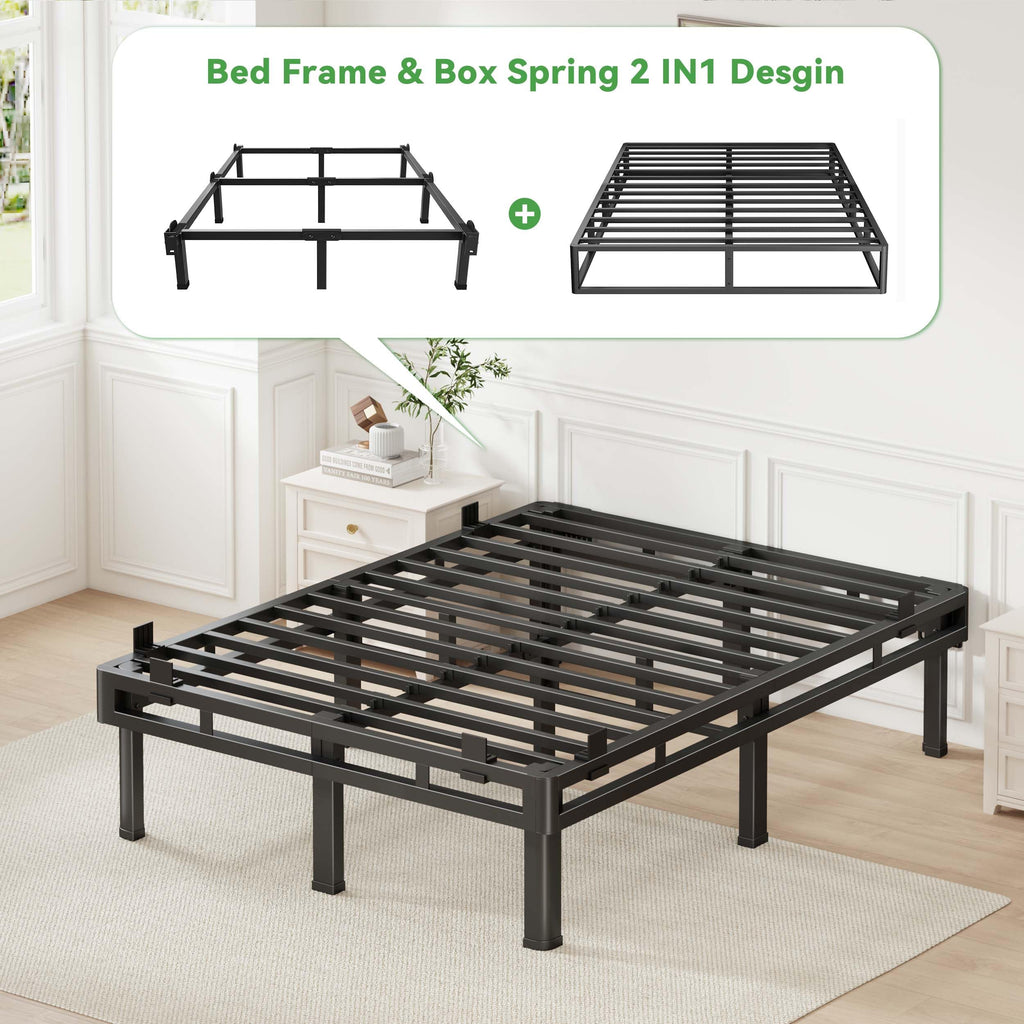 Queen 18 inch Metal Bed Frame T3865