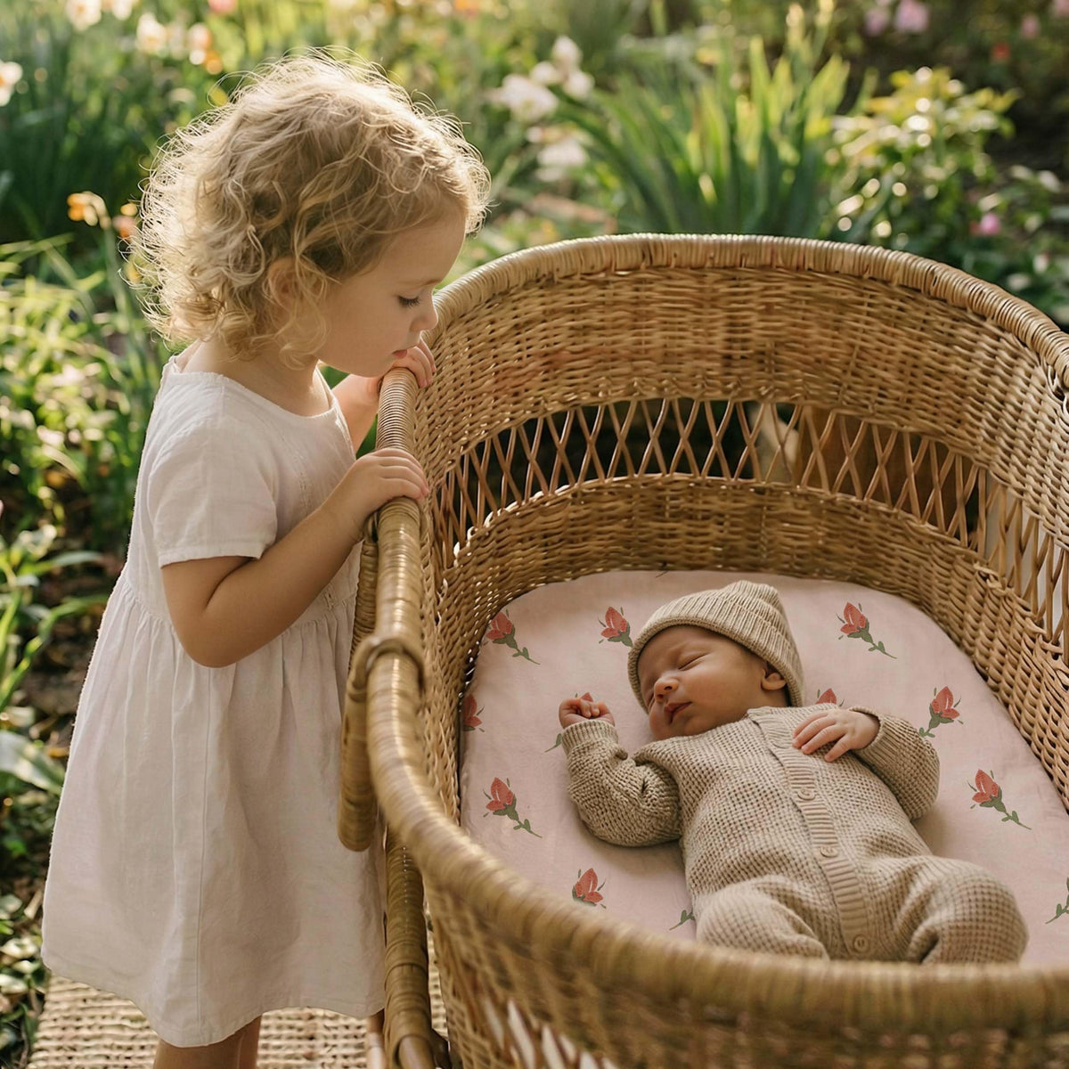 Baby Bedside Sleeper Bassinet Sheets 33x20 Inch 4 Pack N61161