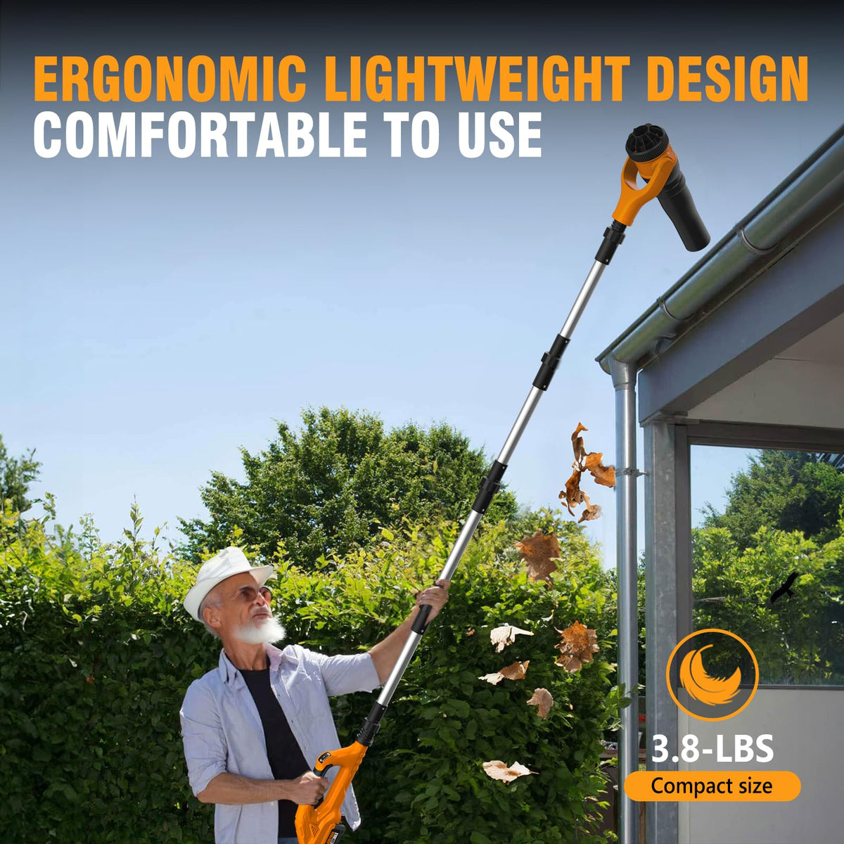 40V Cordless Leaf Blower 580CFM 180MPH X53608