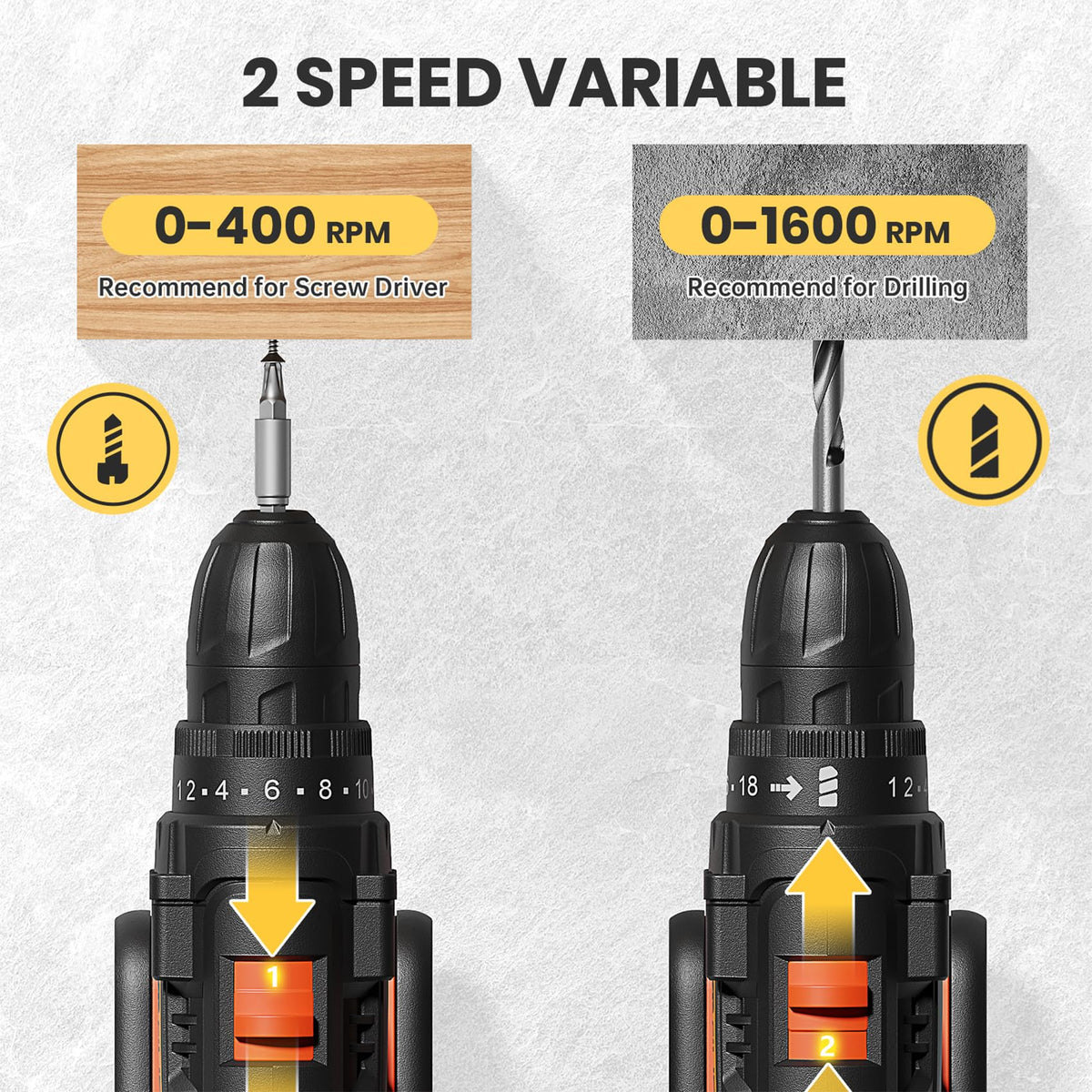 20V Cordless Drill Set with 42 Accessories J733