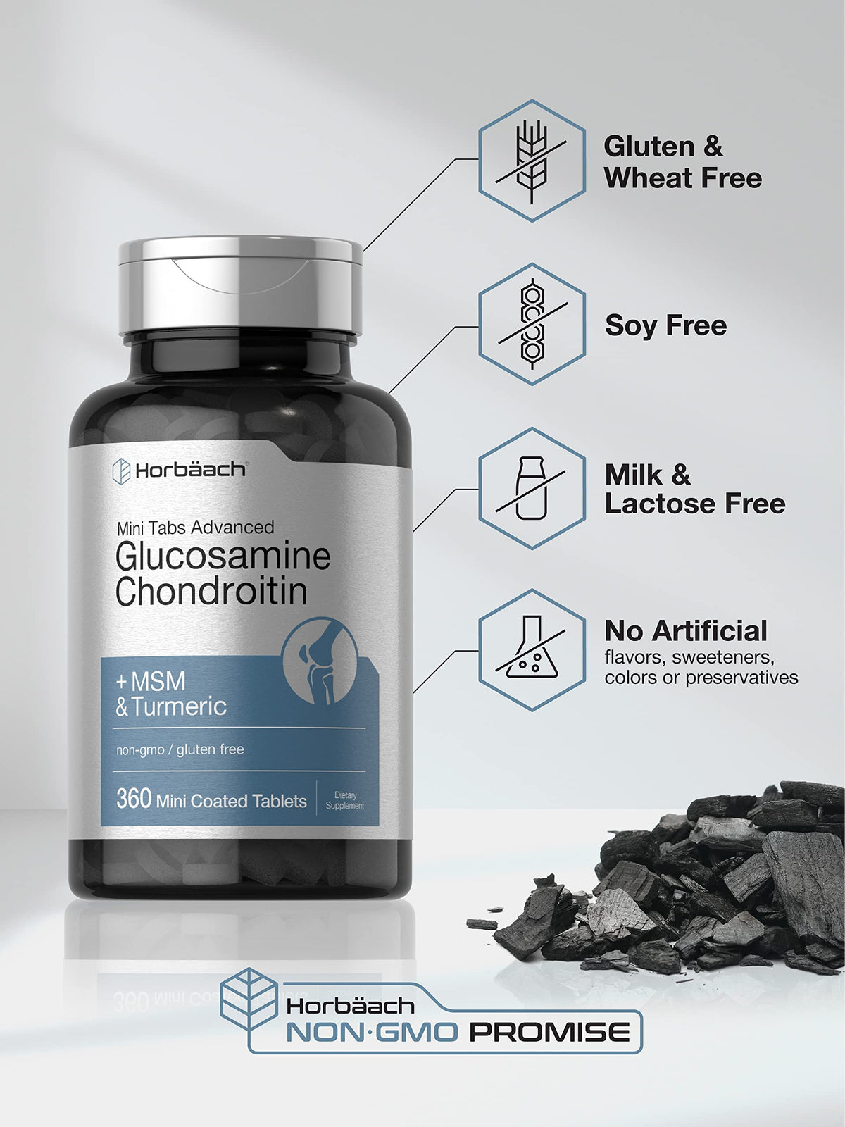 Glucosamine Chondroitin MSM Turmeric 360 Tablets P459
