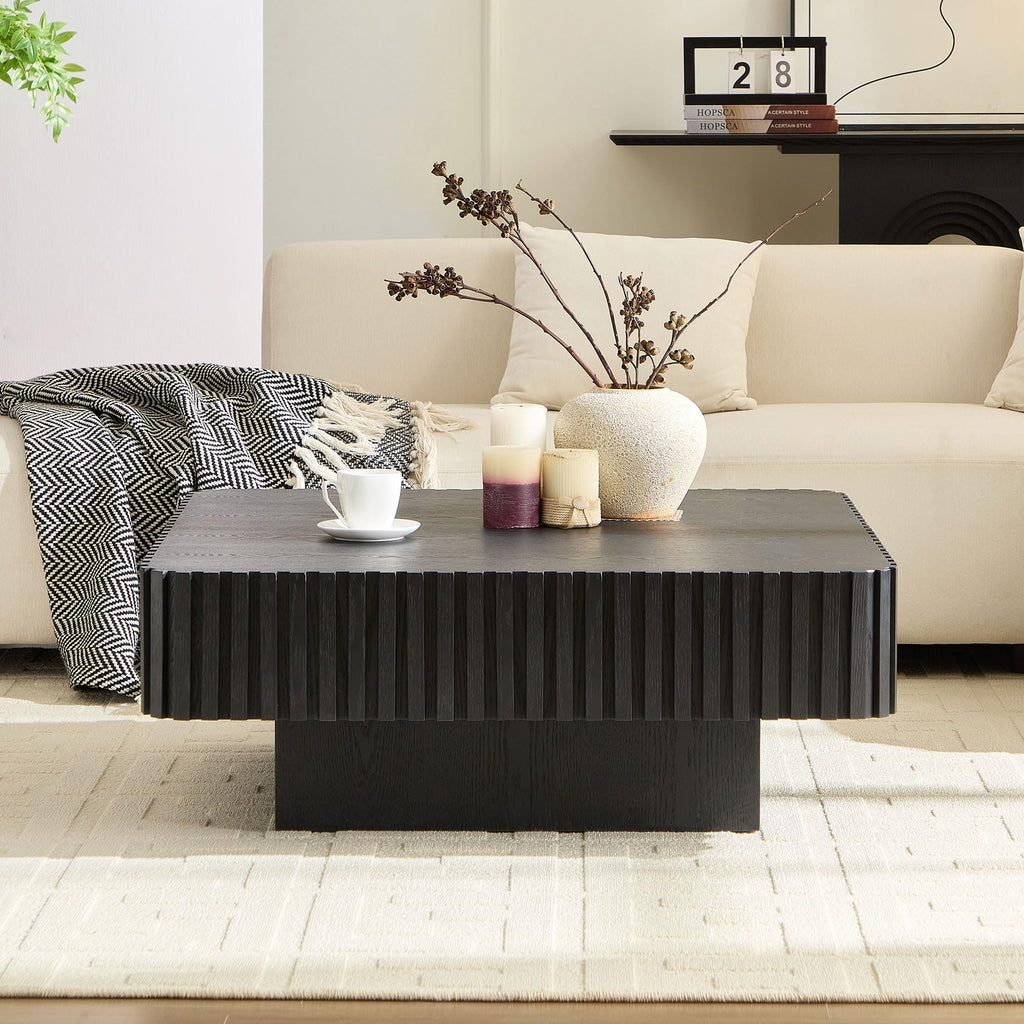 35.43" Square Wood Coffee Table T832722