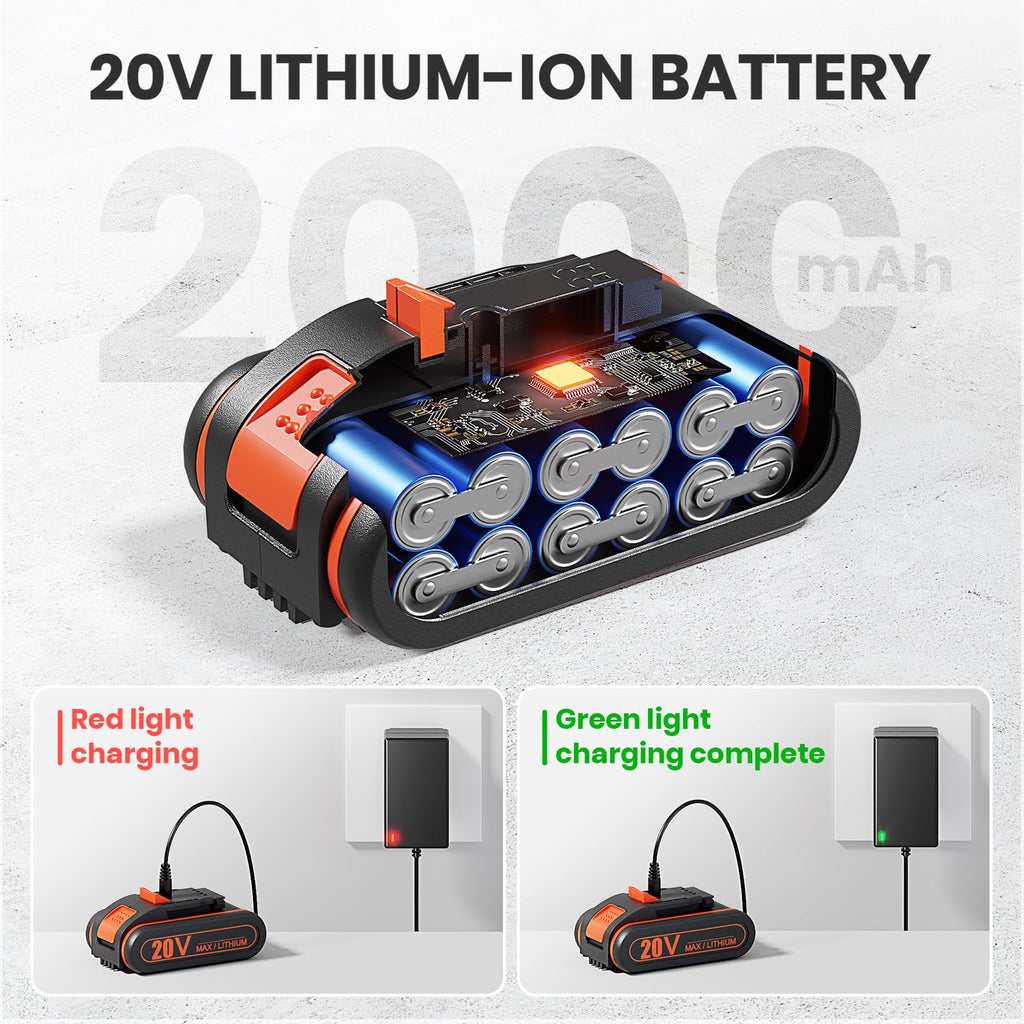 20V Cordless Drill Set with 42 Accessories J733