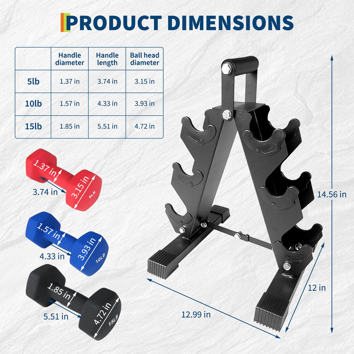 Neoprene Dumbbell Set N58949