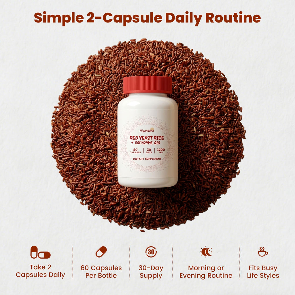 Red Yeast Rice CoQ10 Citrus Bergamot 60 Capsules S49206