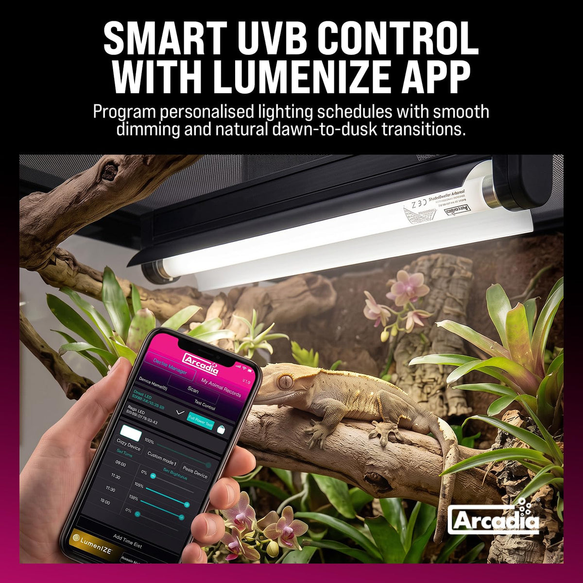 36" 39 Watts 6% UVB Reptile Light Fixture Kit K37531