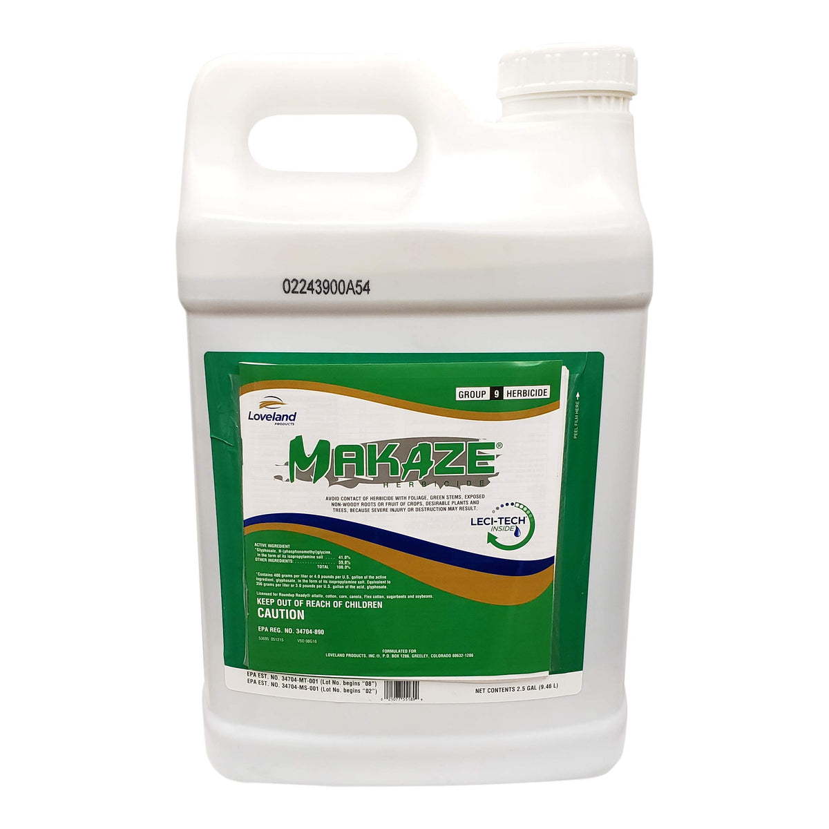 41% Glyphosate 2.5 Gallon Jug A254