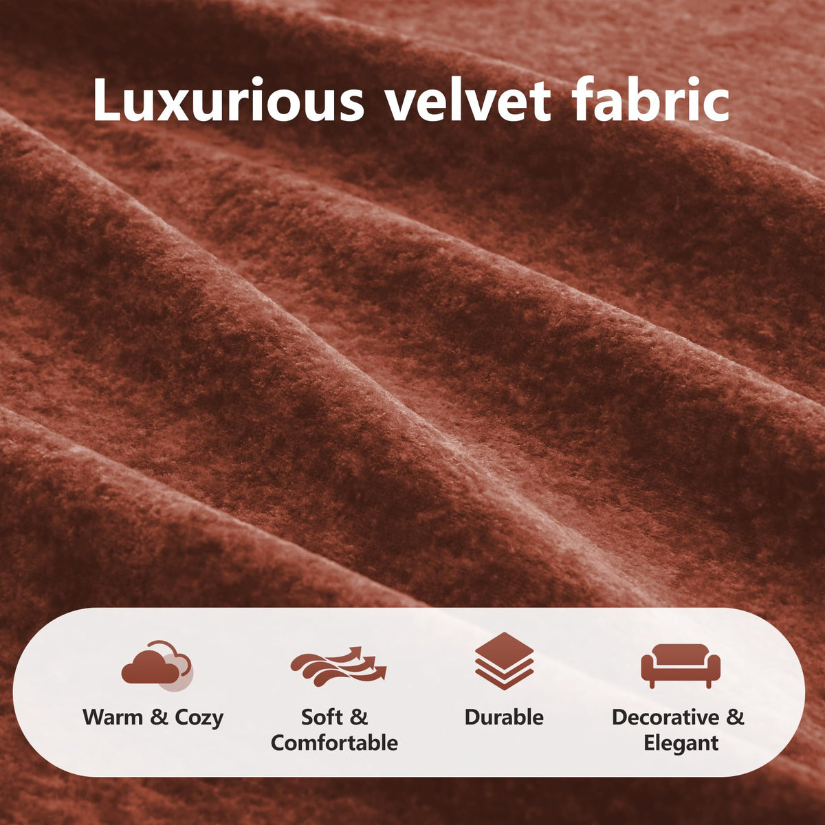 110" Orange Velvet Modular Sofa Q982809