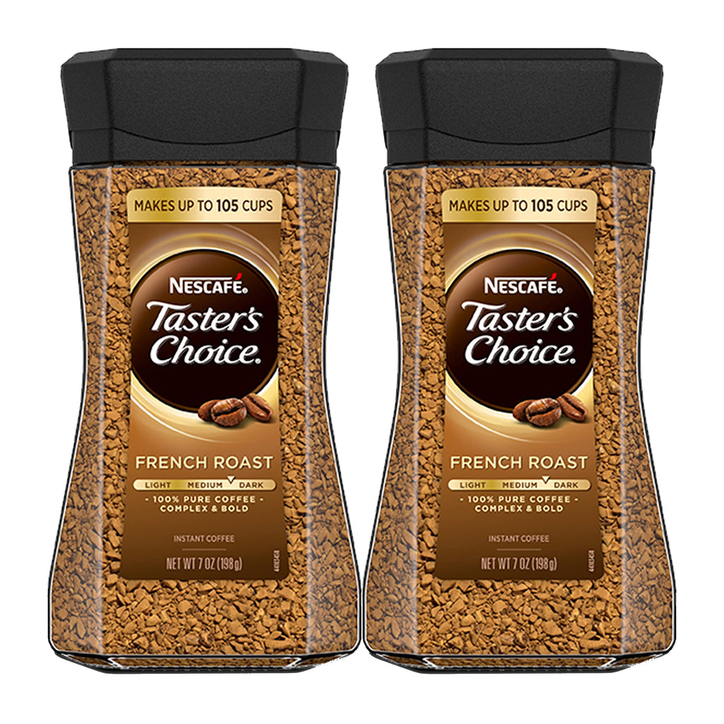 French Roast Instant Coffee 2 Bottles x 7 Oz Q465477