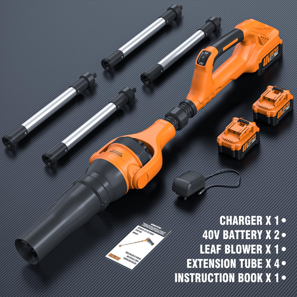 40V Cordless Leaf Blower 580CFM 180MPH X53608