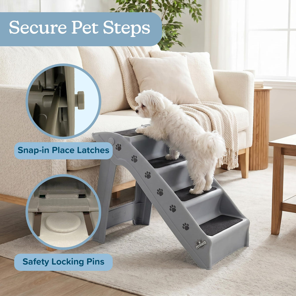 Lightweight Durable Plastic Dog Stairs G428