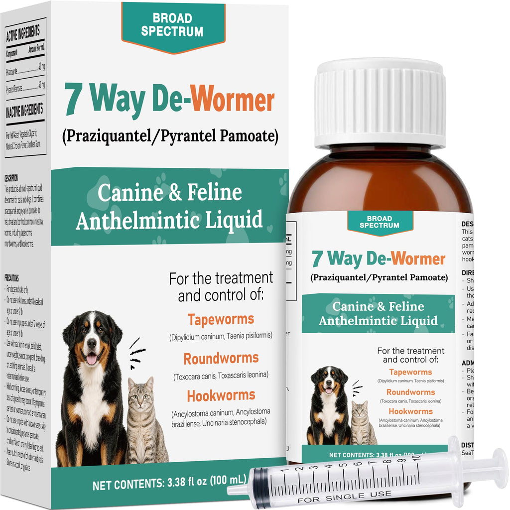 Dewormer for Dogs and Cats 3.38 fl oz Y8405
