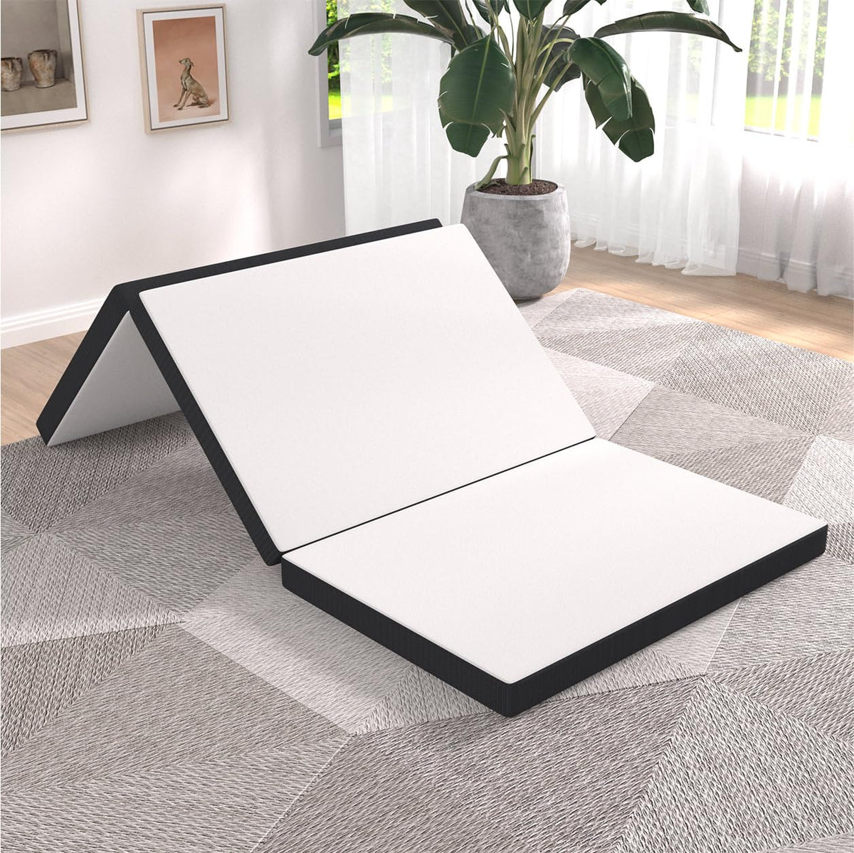 3 Inch Twin XL Tri Fold Memory Foam Mattress X206