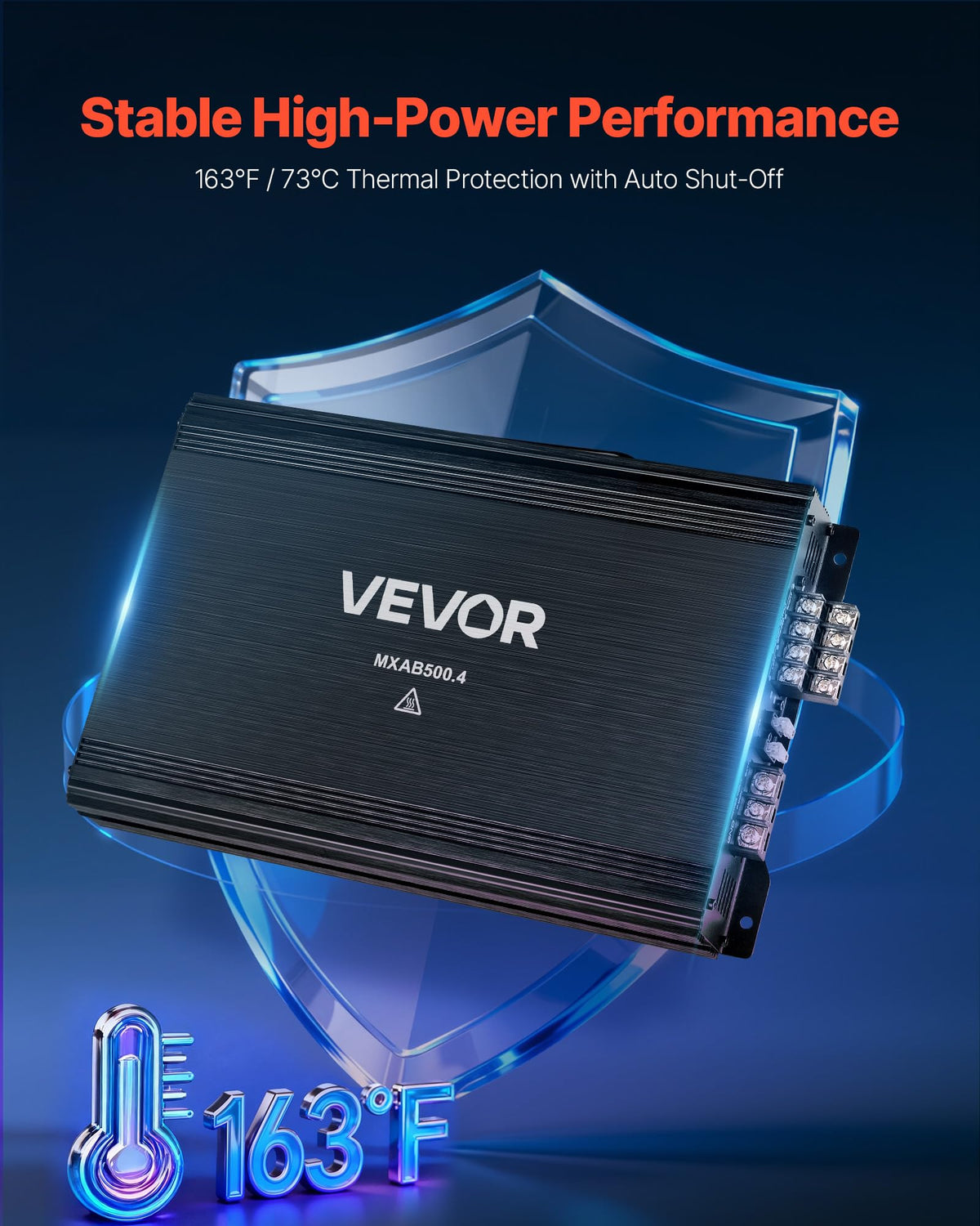 4 Channel Bridgeable Class A/B Car Audio Amplifier Z65414