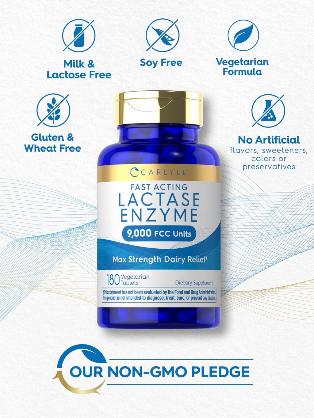 Lactase Enzyme Tablets 180 Pills C98397