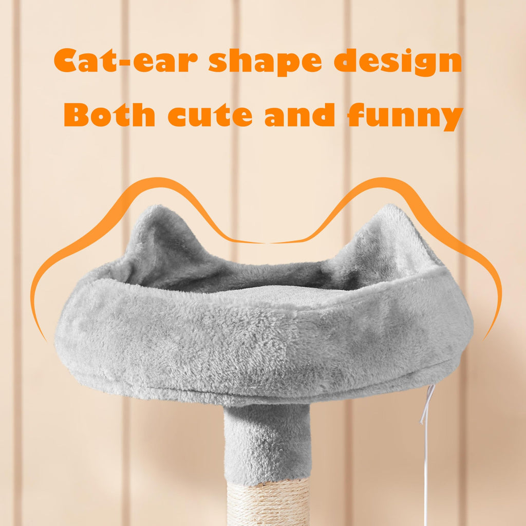 Tall Cat Tree with Condo Scratching Post F90528