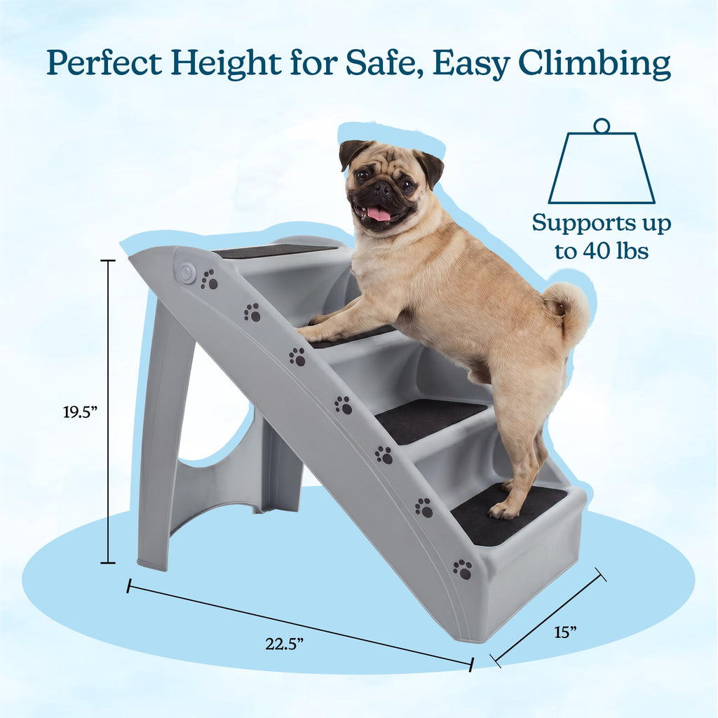Lightweight Durable Plastic Dog Stairs G428