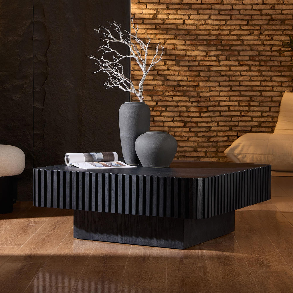 35.43" Square Wood Coffee Table T832722