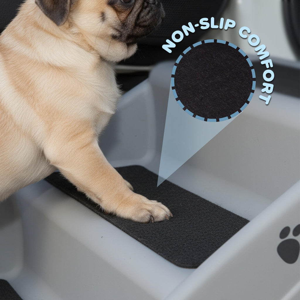 Lightweight Durable Plastic Dog Stairs G428