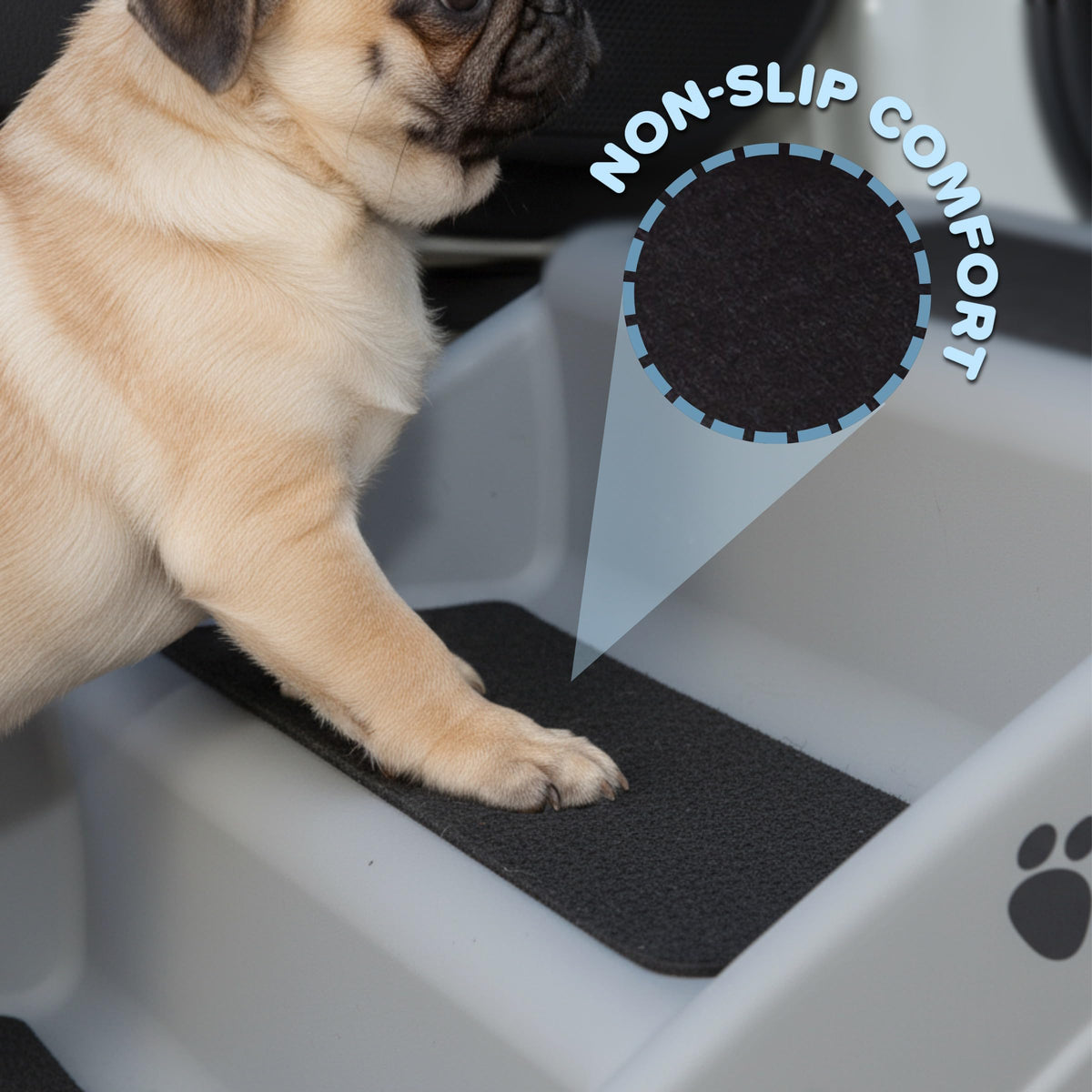 Lightweight Durable Plastic Dog Stairs G428