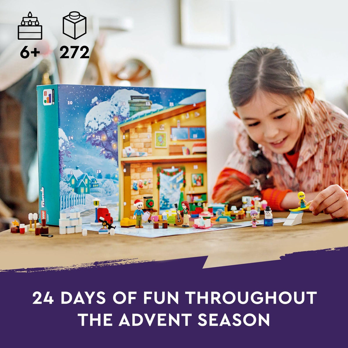Advent Calendar with 5 Minifigures A830