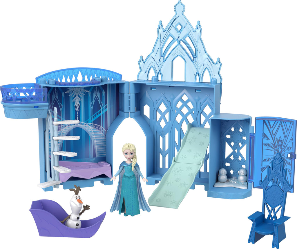 Frozen Castle Doll House Playset with Doll & 8 Accessories W8145