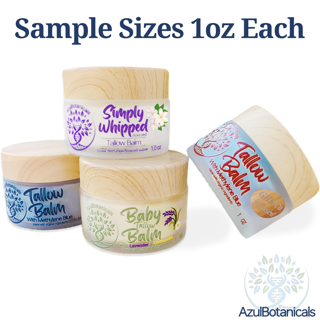 Whipped Tallow Balm Sample Pack, 4 Scents, 1 oz Each L337148