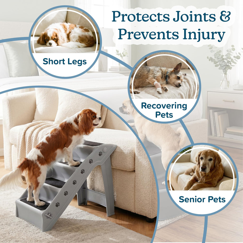 Lightweight Durable Plastic Dog Stairs G428
