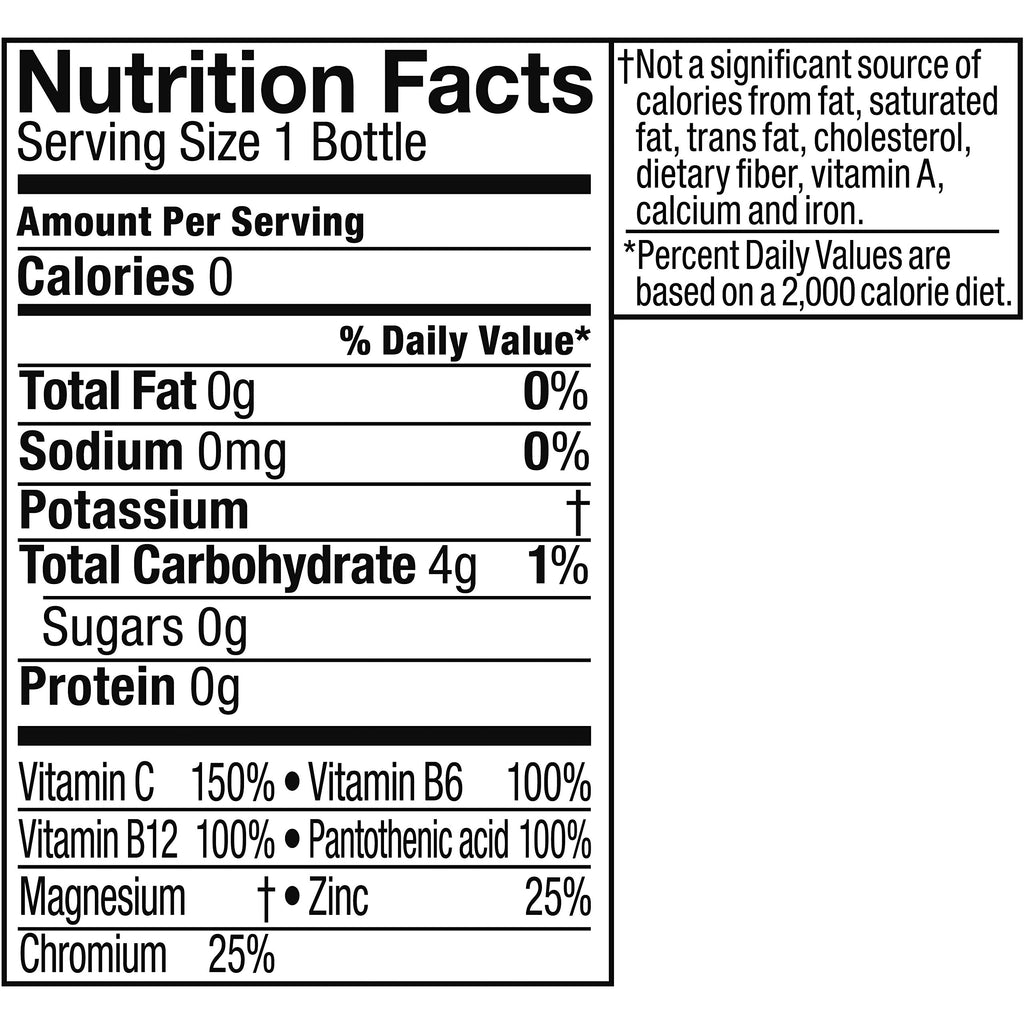 vitaminwater zero Power-C, 20 fl oz, 24 Pack V871343