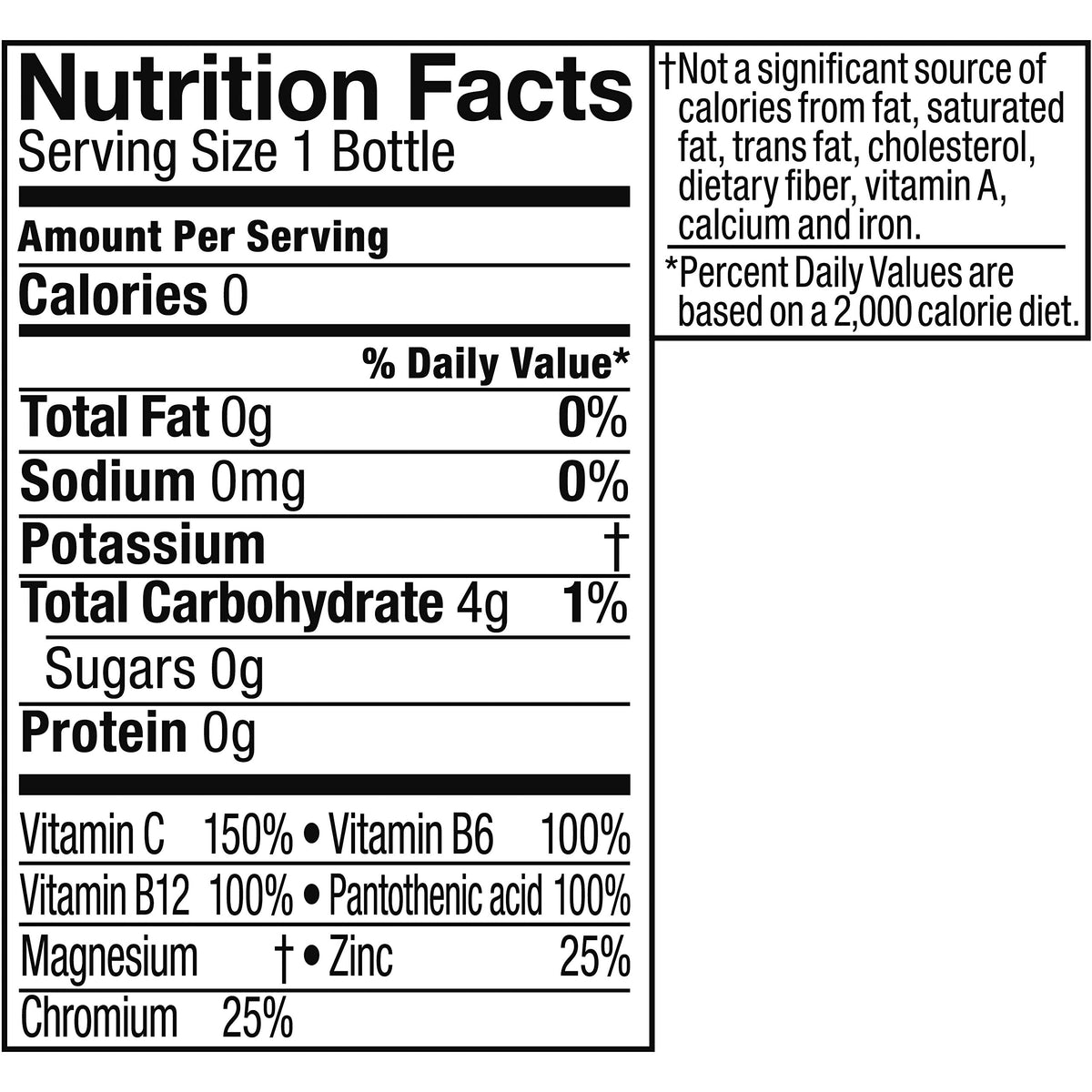 vitaminwater zero Power-C, 20 fl oz, 24 Pack V871343