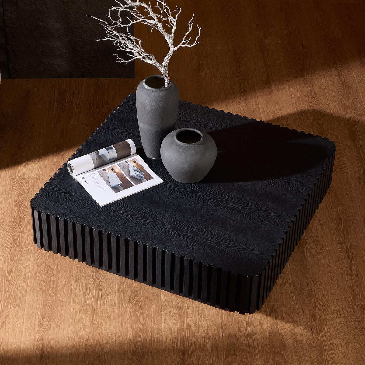 35.43" Square Wood Coffee Table T832722
