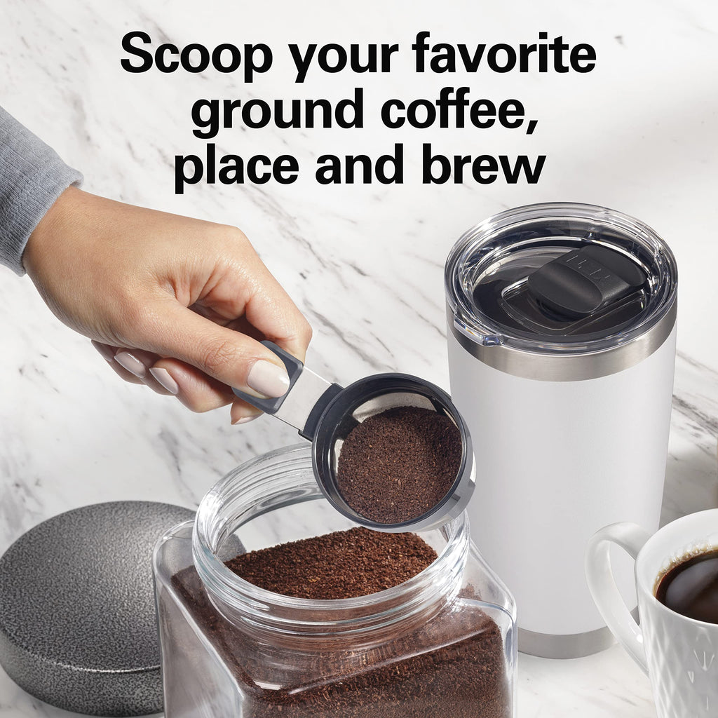 Single Serve Coffee Maker Black D19378