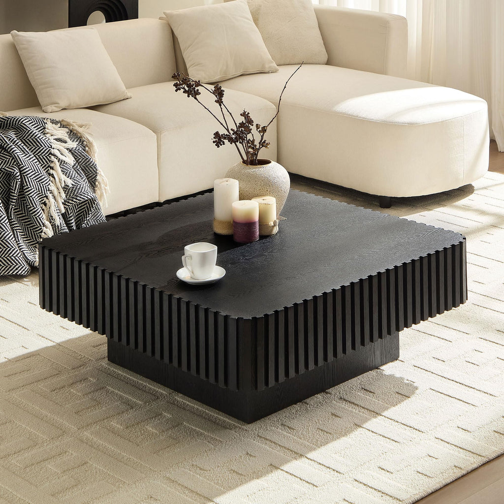 35.43" Square Wood Coffee Table T832722